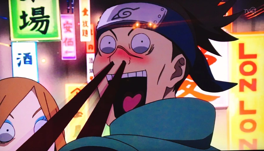 イルカ先生 最後に締めてくれてありがとうございましたぁぁ！！！！！！ #おいろけの術 #NARUTO #うみのイルカ #女に弱い