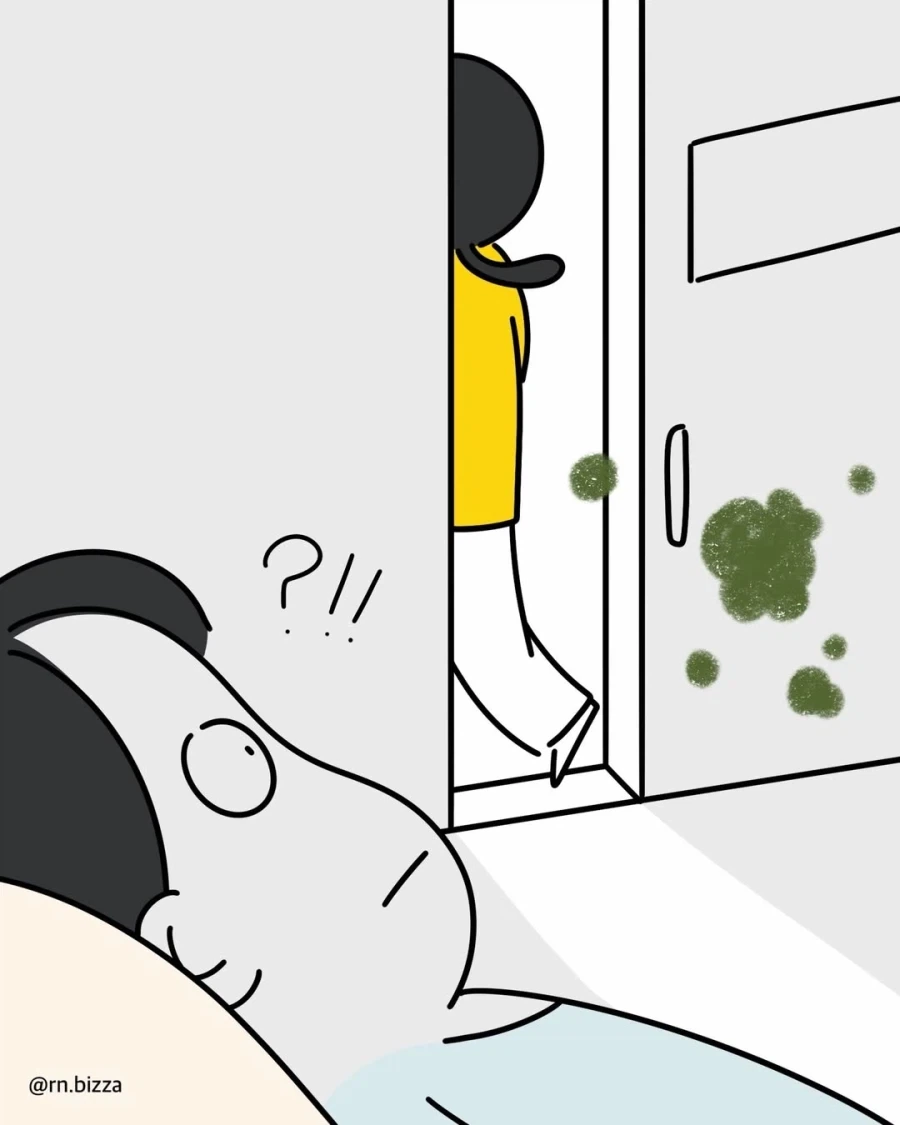한밤중 갑자기 1인실에 들어온 간호사.manwha_3.webp