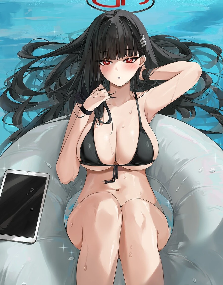 말딸) 노출이 많은 수영복 스즈카 만화 이미지 2