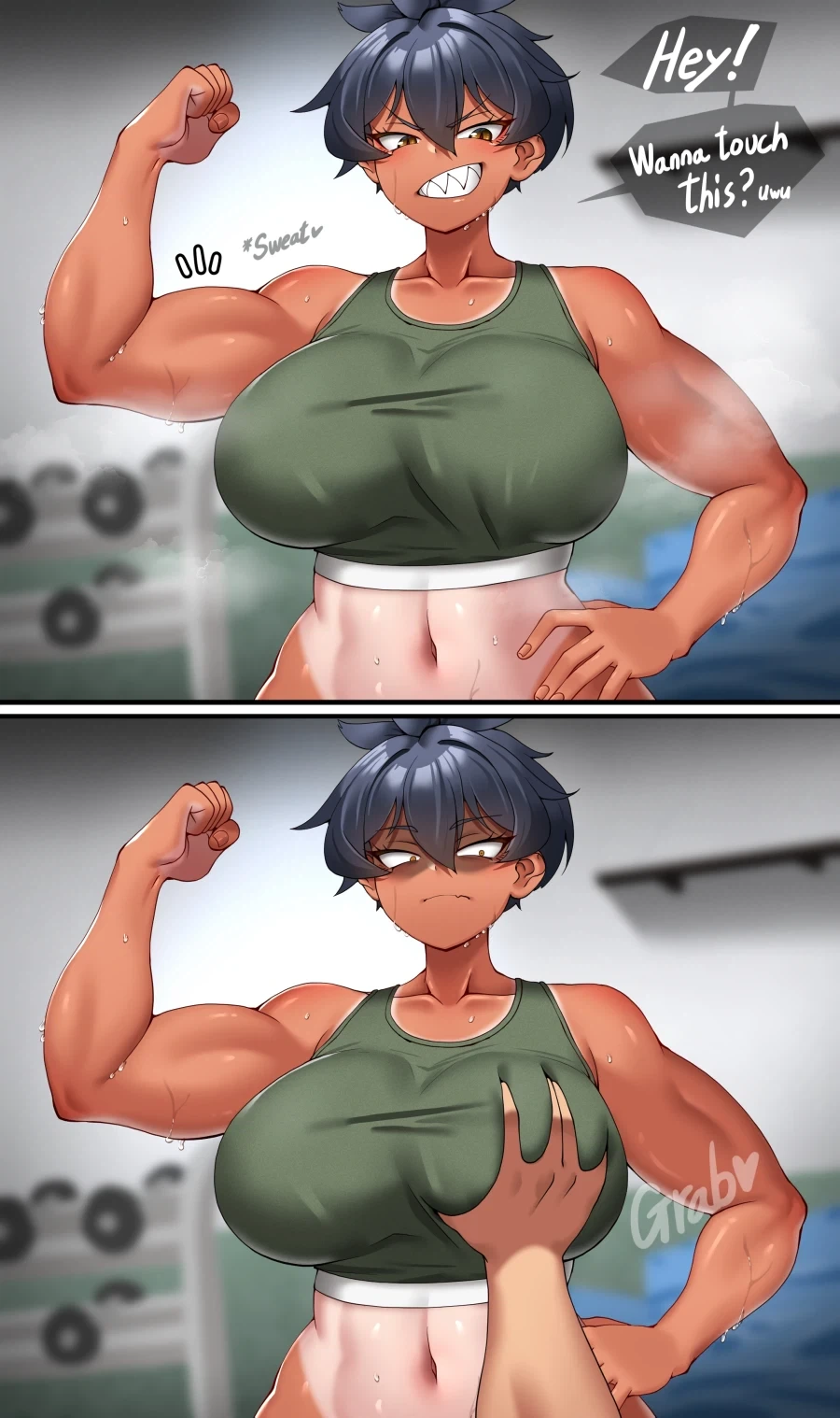존나 쎈 태닝 톰보이로 TS되서 아사나기,오부이,네로마신,대마인 세계관에 가고싶다_2.webp