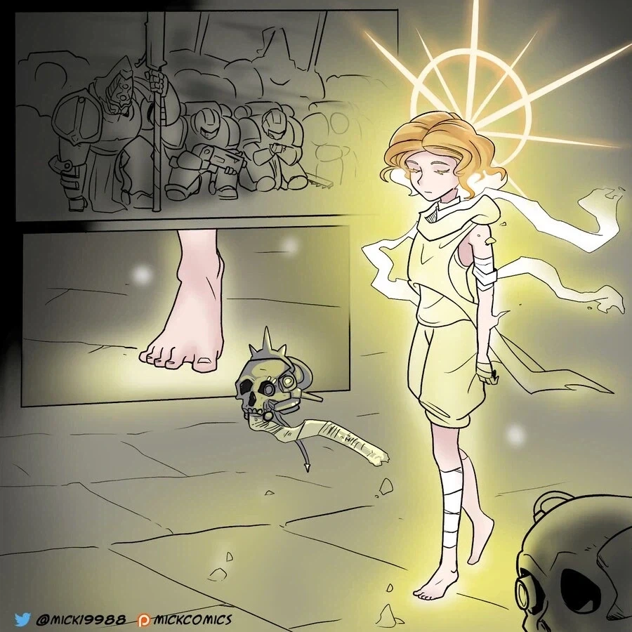 소녀의 몸에 빙의한 워해머 황제 만화.manhwa_6.webp