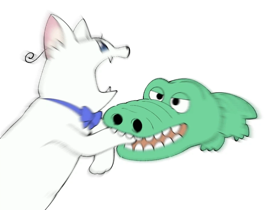프리큐어)악어 VS 고양이.jpg_1.webp