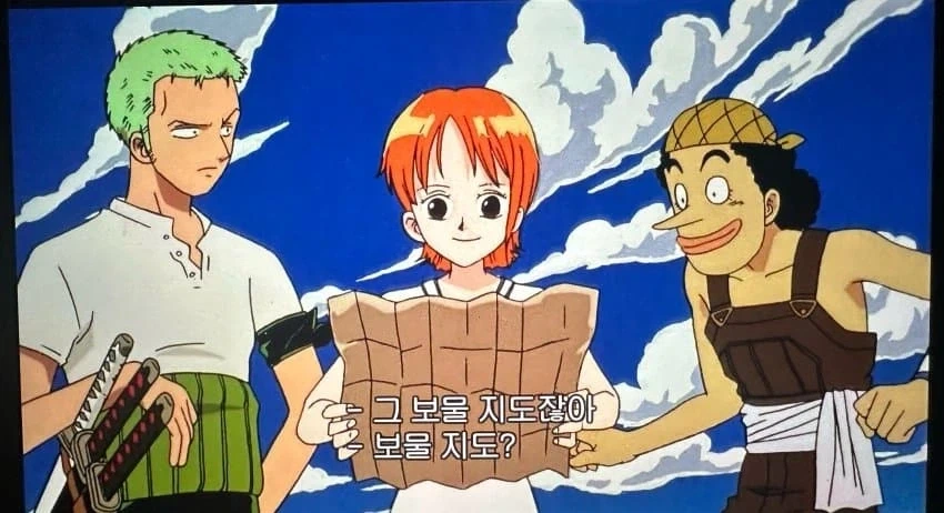 원피스) 보물지도의 비밀을 발견한 나미_3.webp