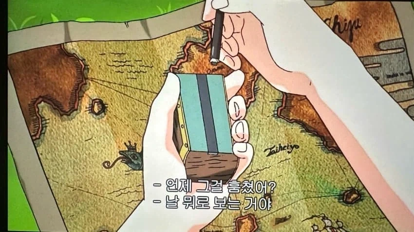 원피스) 보물지도의 비밀을 발견한 나미_4.webp