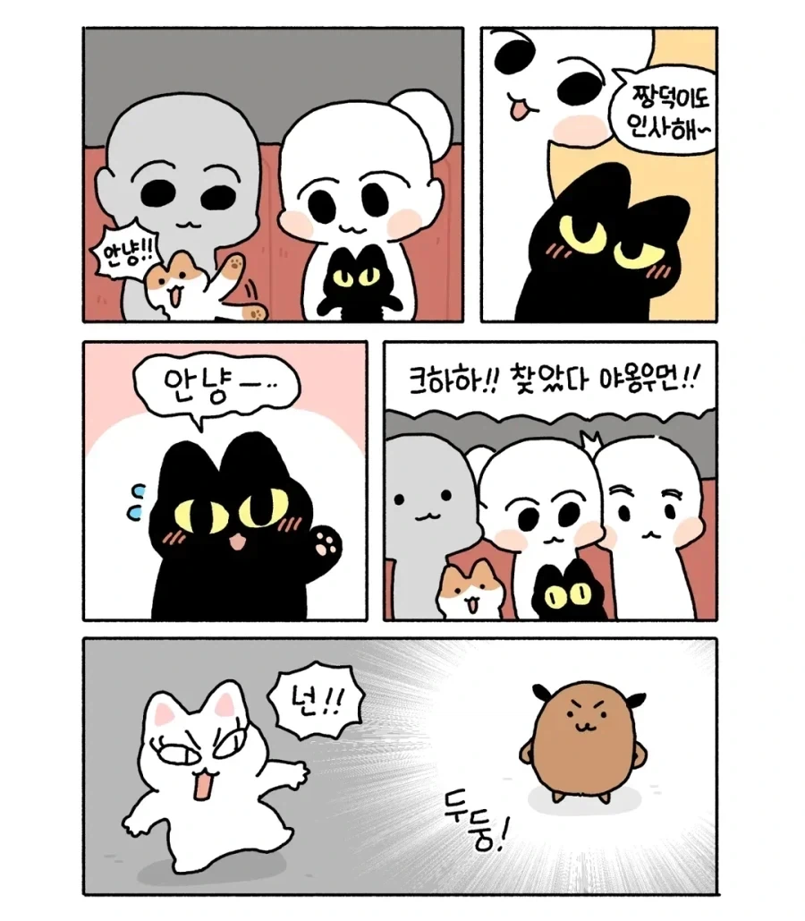 아깽이가 사람처럼 공연 가는 만화.manga_3.webp
