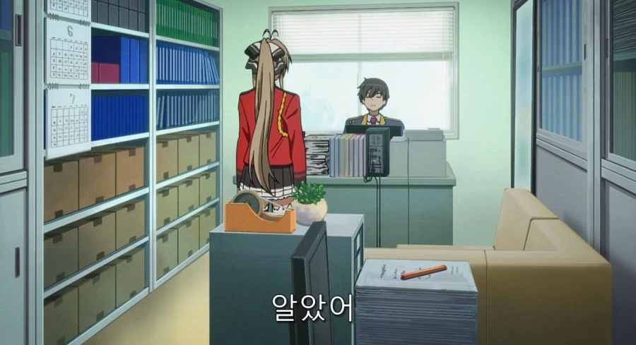 결국 주인공에게 한 소리 듣고 풀죽은 이스즈_2.jpg