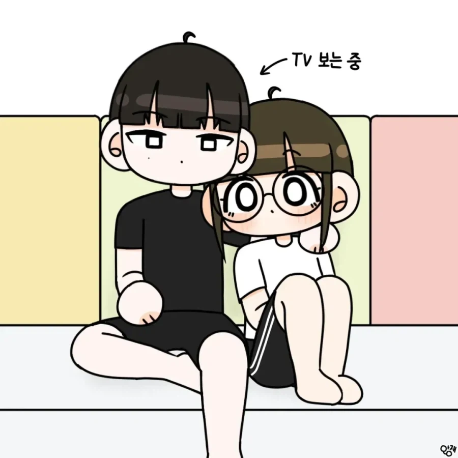 분리불안이 강한 여자친구.manhwa_1.webp