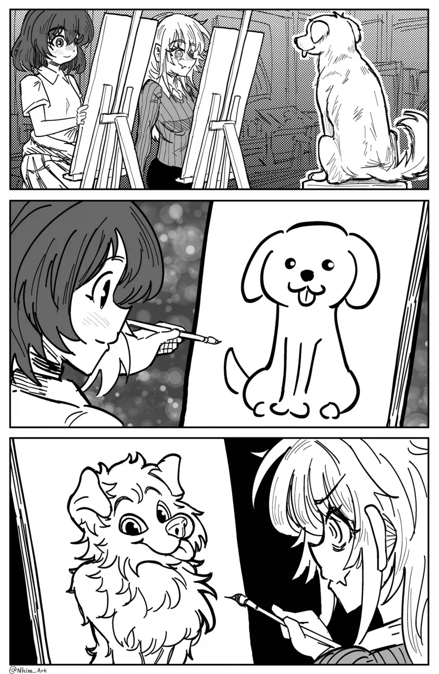 강아지를 그려보아요 .manwha_1.webp