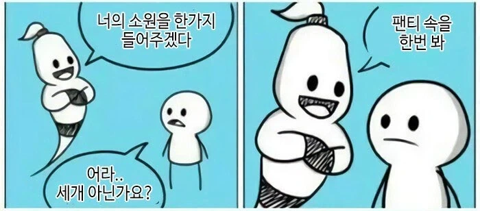 지니가 한가지 소원을 들어주는 만화_1.webp