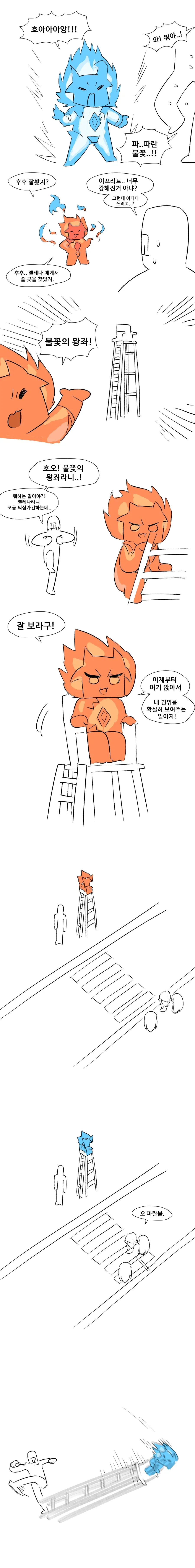 트릭컬) 푸른 불꽃을 내뿜는 이프리트 Manhwa_1.webp