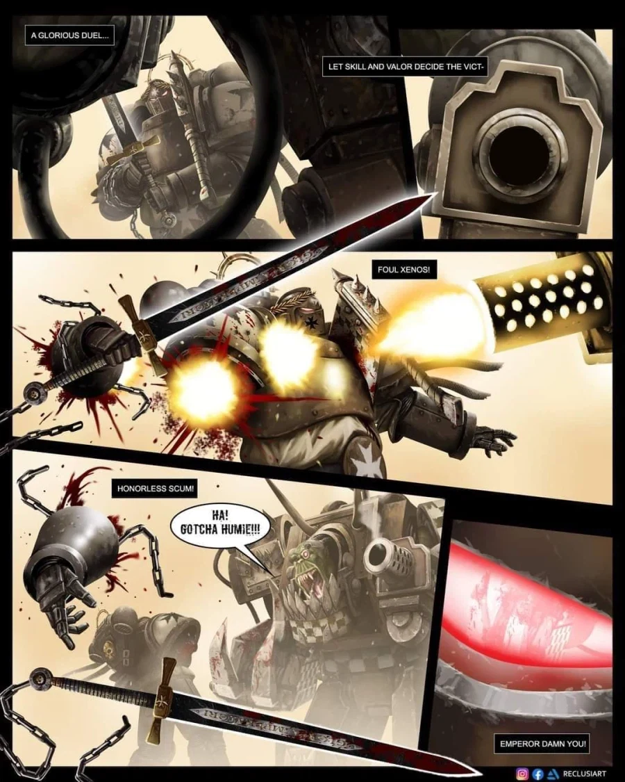 워해머 오크와 동귀어진 하는 스페이스 마린 만화.comic_9.webp