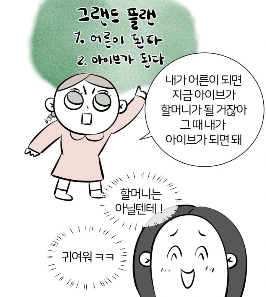 커서 아이브가 될거라는 딸아이 Manwha_2.webp