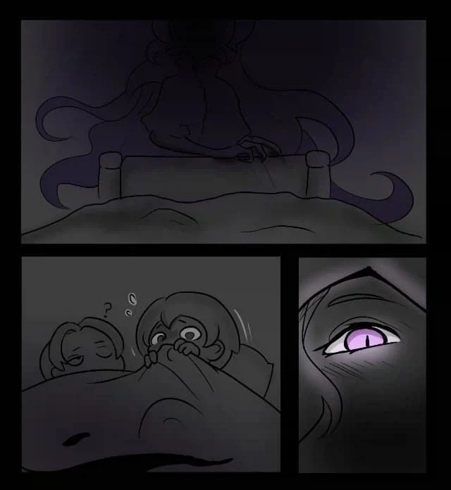 슬라네쉬가 어린이들에게 선물을 주는 워해머 만화.comic_3.webp