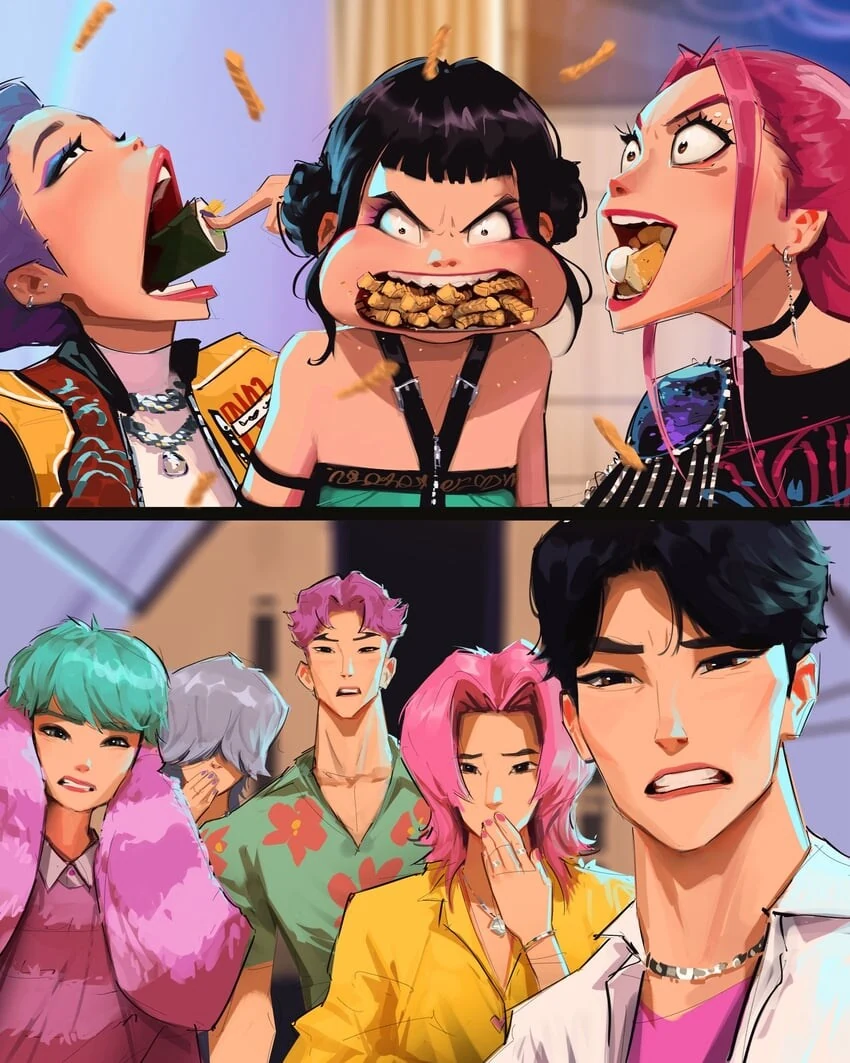 케데헌) 헌트릭스에 환멸한 사자보이스_1.jpg