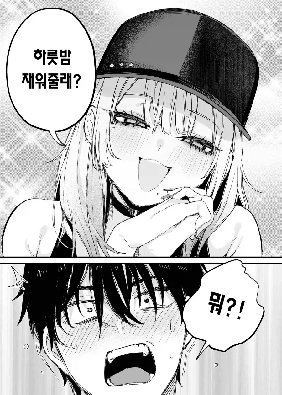 오타쿠에게 하룻밤 재워달라는 갸루 만화_8.webp