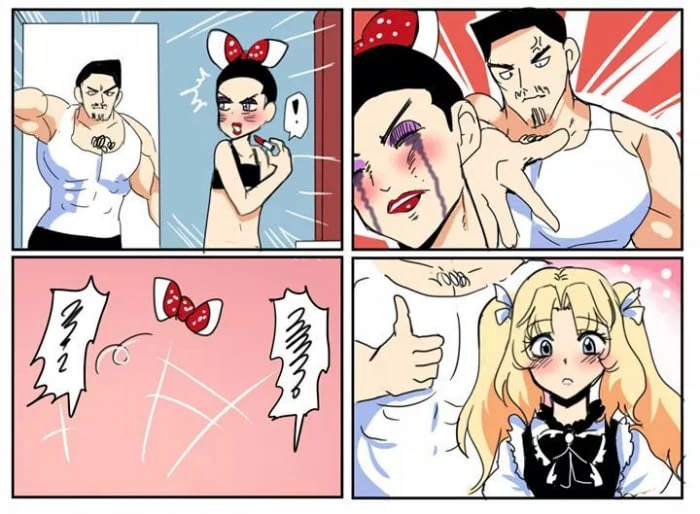 여장) 이세계 전생해서 직업을 받은 친구.manga 이미지 8