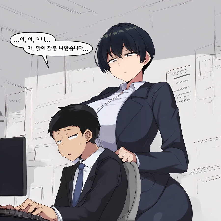 ai) 회사 동료에게 데이트 권하는 여과장 Manhwa_5.webp