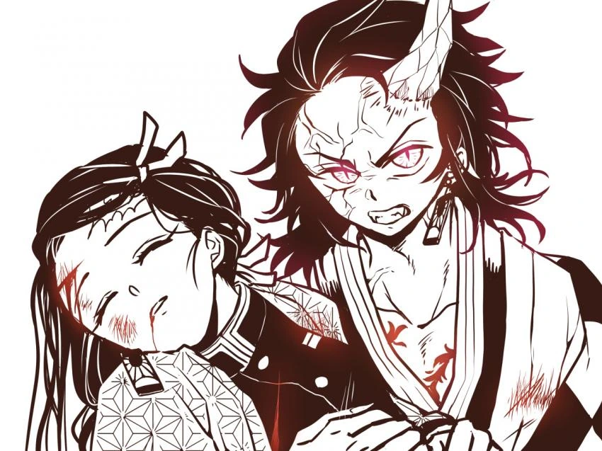 [귀멸의 칼날] 귀살대 네즈코 & 오니 탄지로 manhwa - 이미지 8