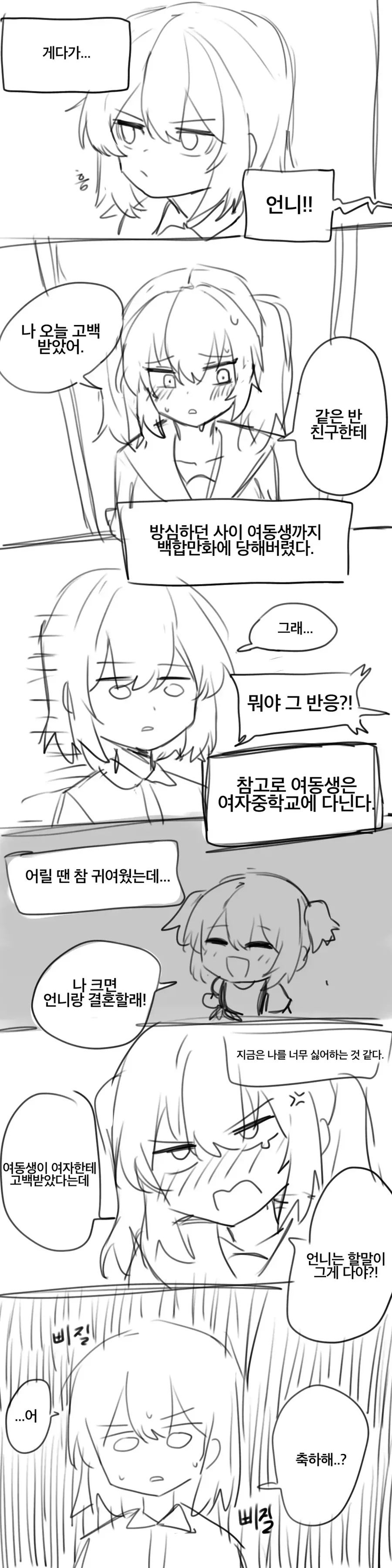 백합 세계관 만화로 TS환생하는 .manwha - 이미지 2