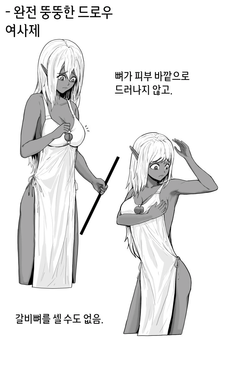 Trpg) 자신과 ㅅㅅ하라고 요구하는 존못 드로우 여사제 만화.manhwa - 이미지 8