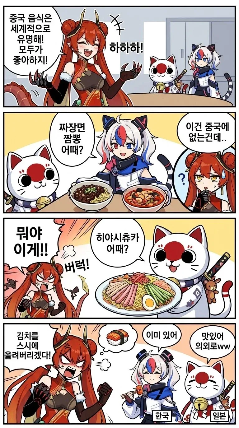 한중일만화