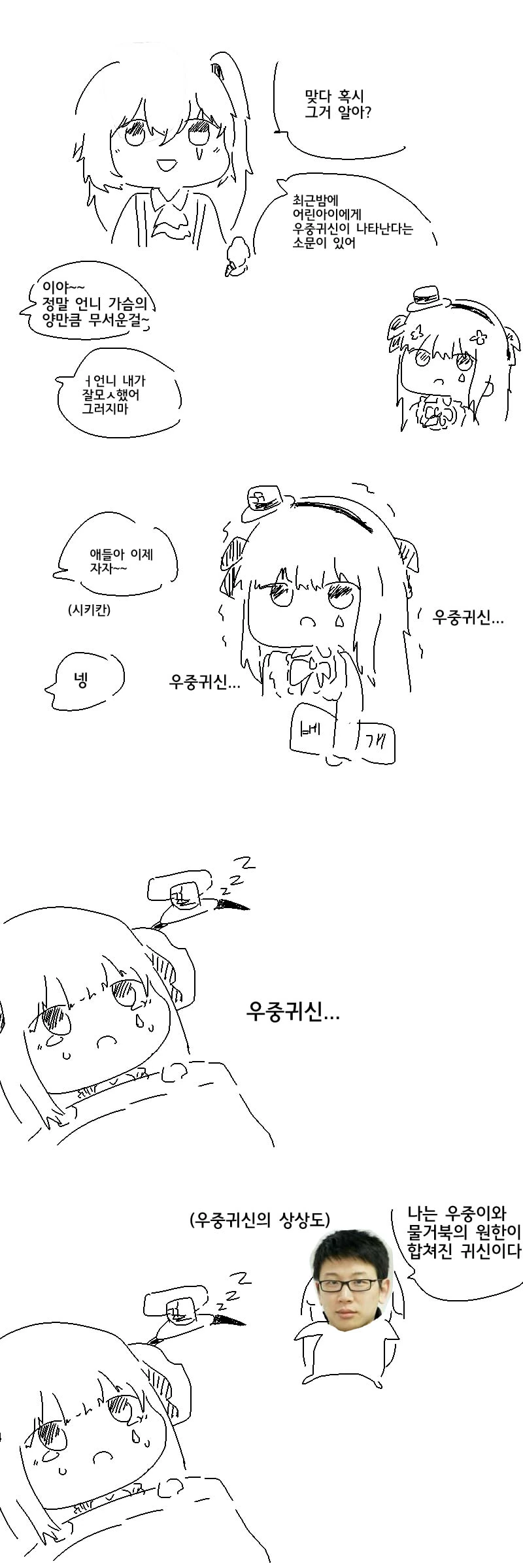 [소전만화]소녀전선식 공포 만화