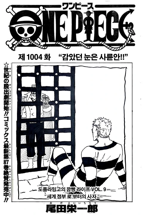 원피스) 감았던 눈은 사륜안
