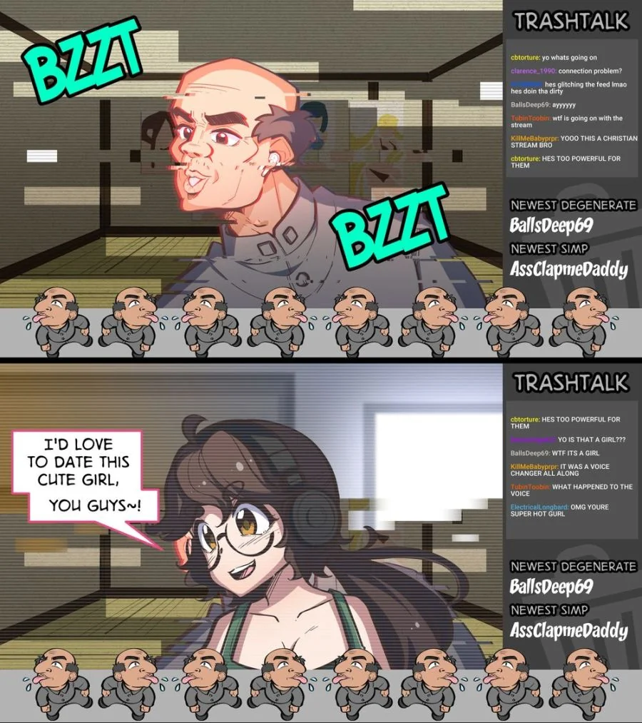 실수로 맨얼굴이 ㄴㅊ되어 버린 대기업 버튜버.manga - 이미지 2
