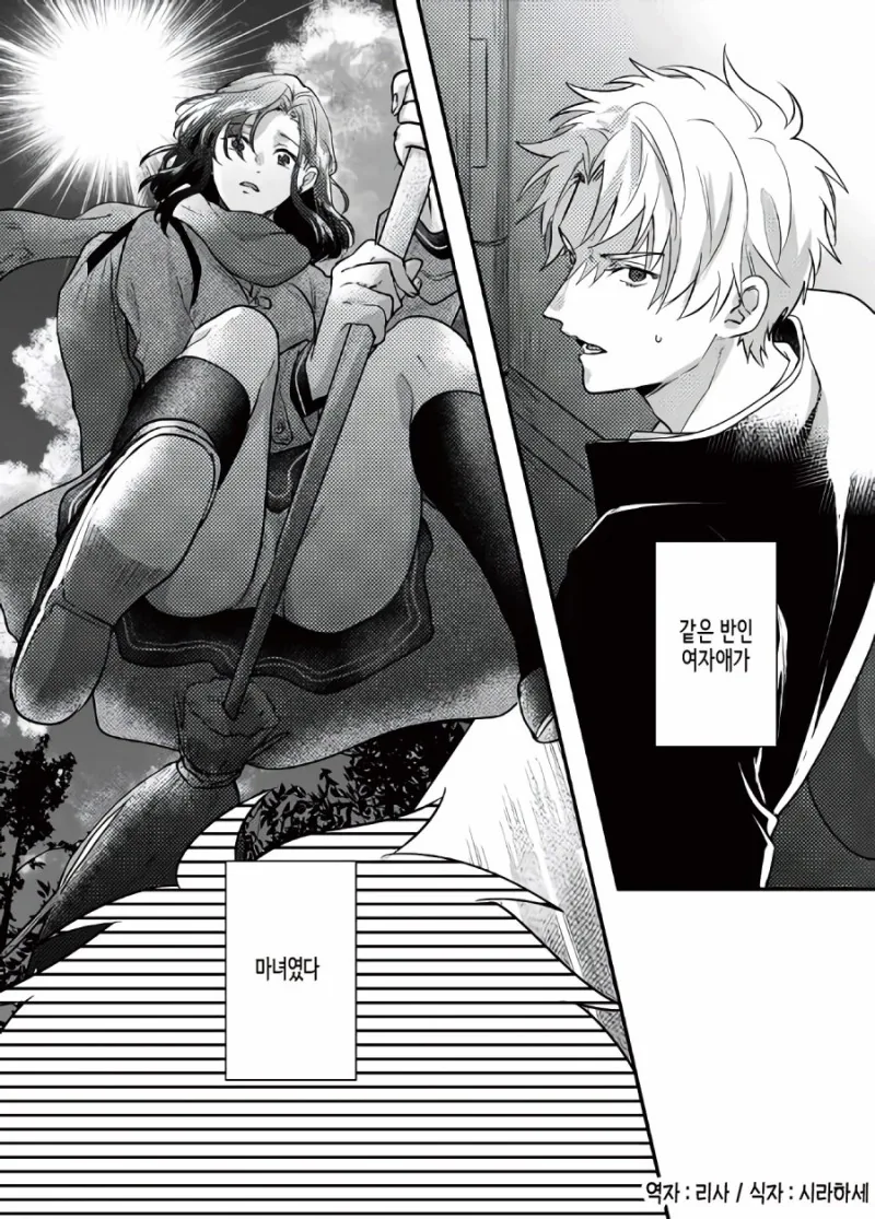 조용한 동급생이 사실 위험한 마녀였던.Manga