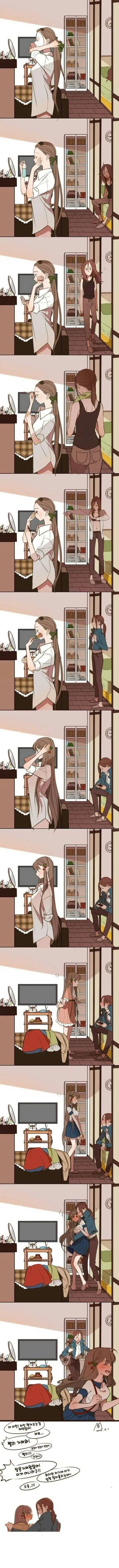 진짜 레즈가 그렸다는 레즈 만화.manhwa - 이미지 6