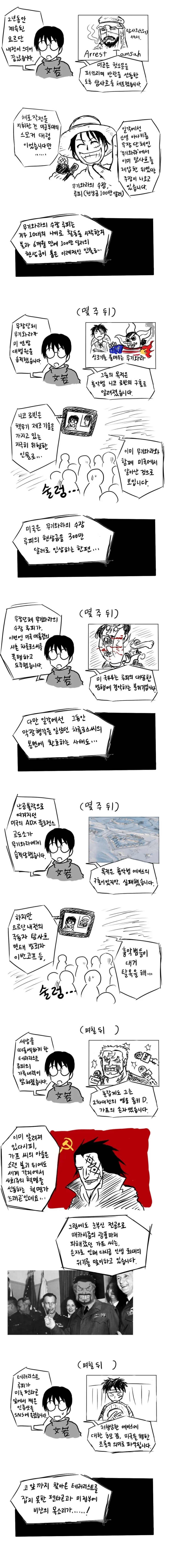[원피스] 세계관 배경이 현실 세계였다면 manhwa