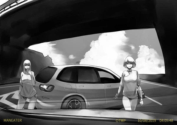 무서운 누나들이 차에서 내리는 Manga - 이미지 2
