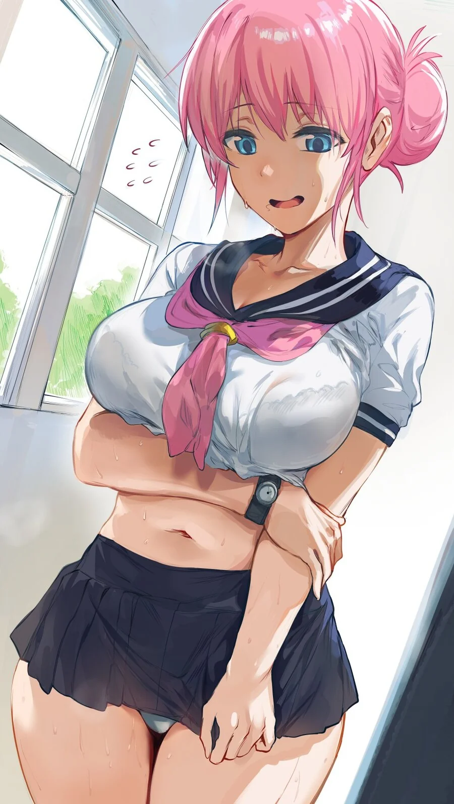 교복+아줌마캐 - 이미지 4
