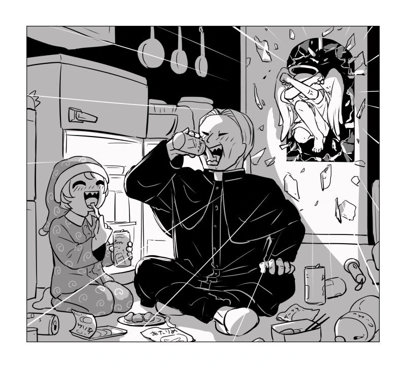 스압) 어린양이 타락하는 걸 지켜보지 못한 천사 만화 - 이미지 42