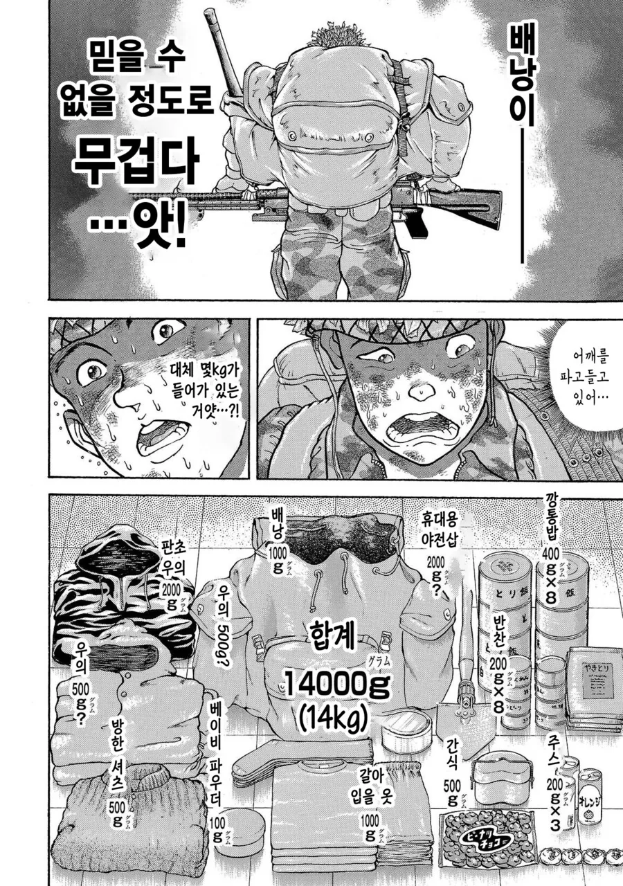 바키 작가가 자위대 시절에 행군했던 만화 - 이미지 9