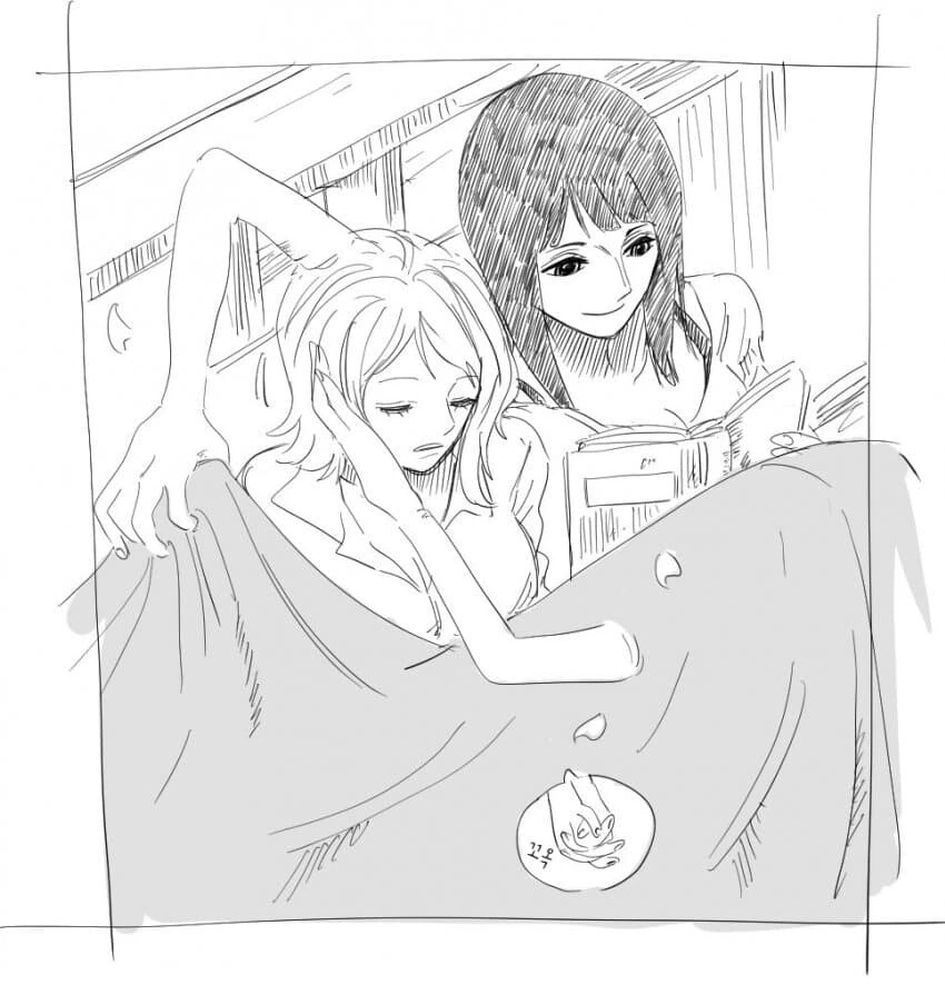 원피스) [백합] 나미로빈 생각도 못했는데 꿀맛이네 - 이미지 19