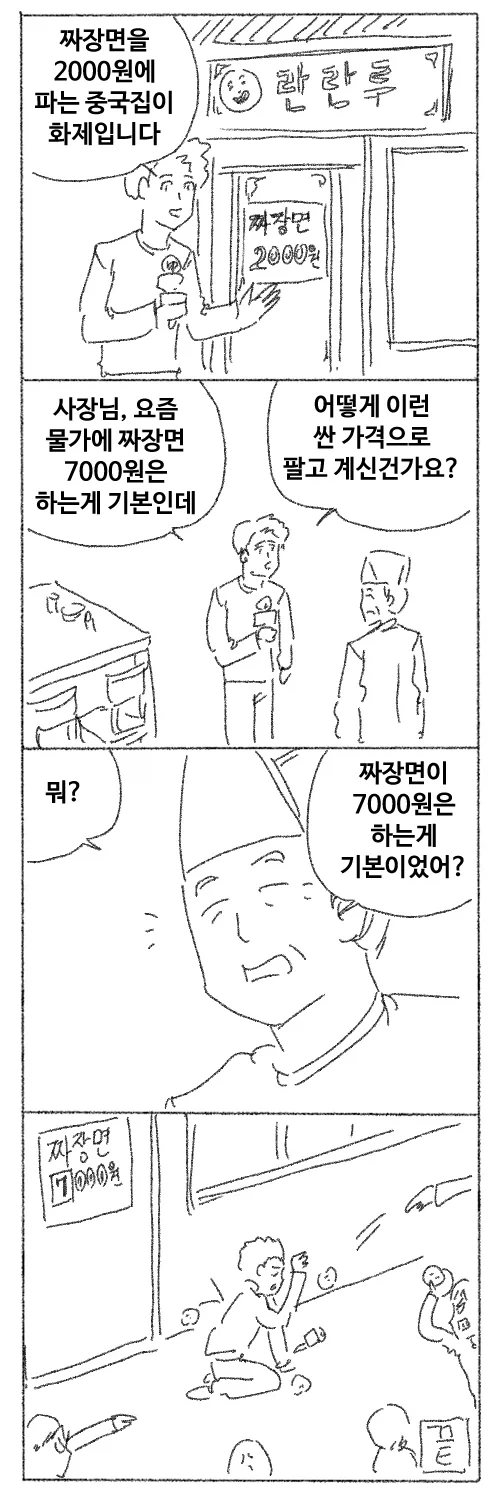 짜장면을 2000원에 파는 중국집.manga