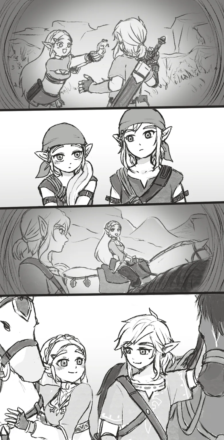 [야숨] 만일 젤다가 함께 잠들었다면.Manga - 이미지 15
