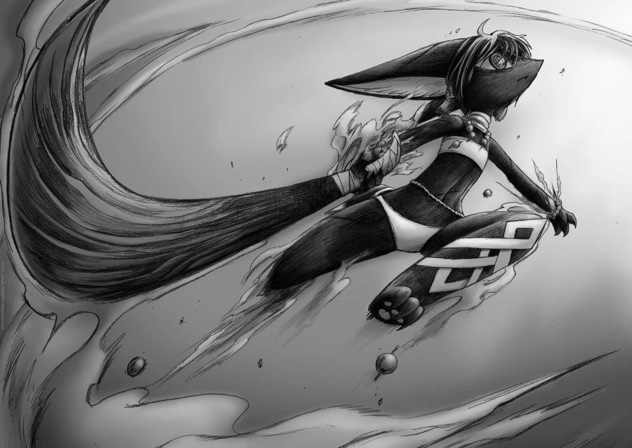 수영복 입은 여우 소녀.Manga - 이미지 36