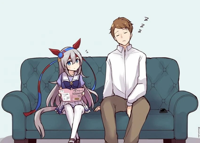 [말딸] 낮잠자는 트레이너와 타마모 크로스.manhwa