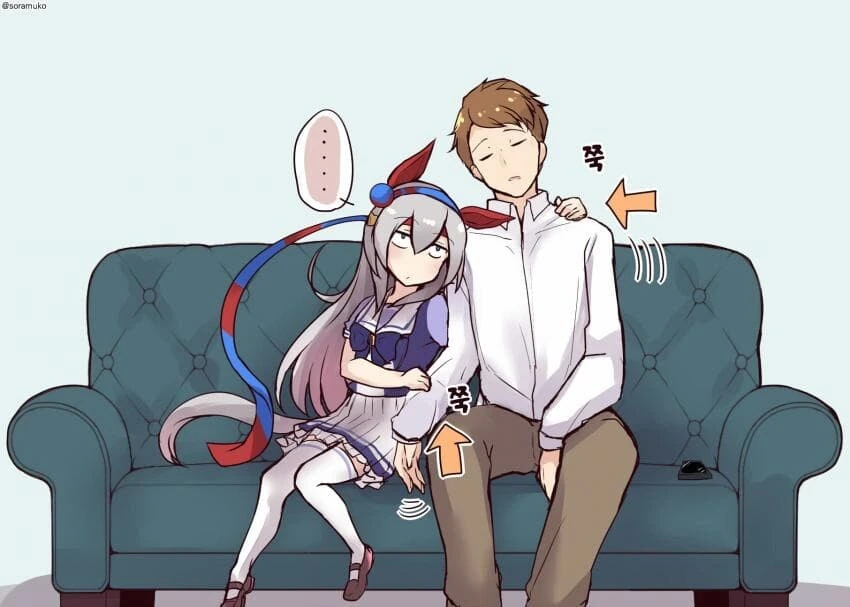 [말딸] 낮잠자는 트레이너와 타마모 크로스.manhwa - 이미지 3