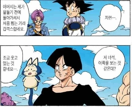 야무치를 약간 비웃는 손오공 - 이미지 2