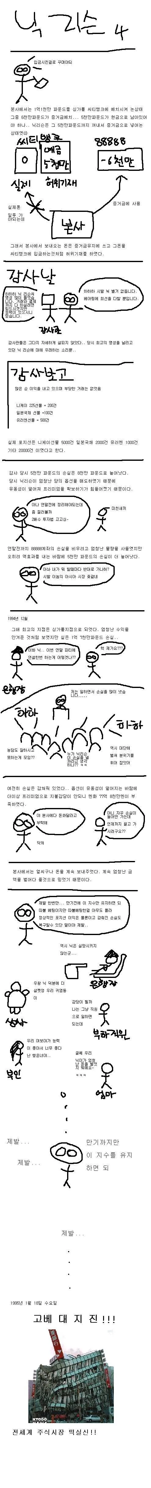 일본 지진 때문에 200년 전통의 영국 은행이 파산하는 만화 - 이미지 4