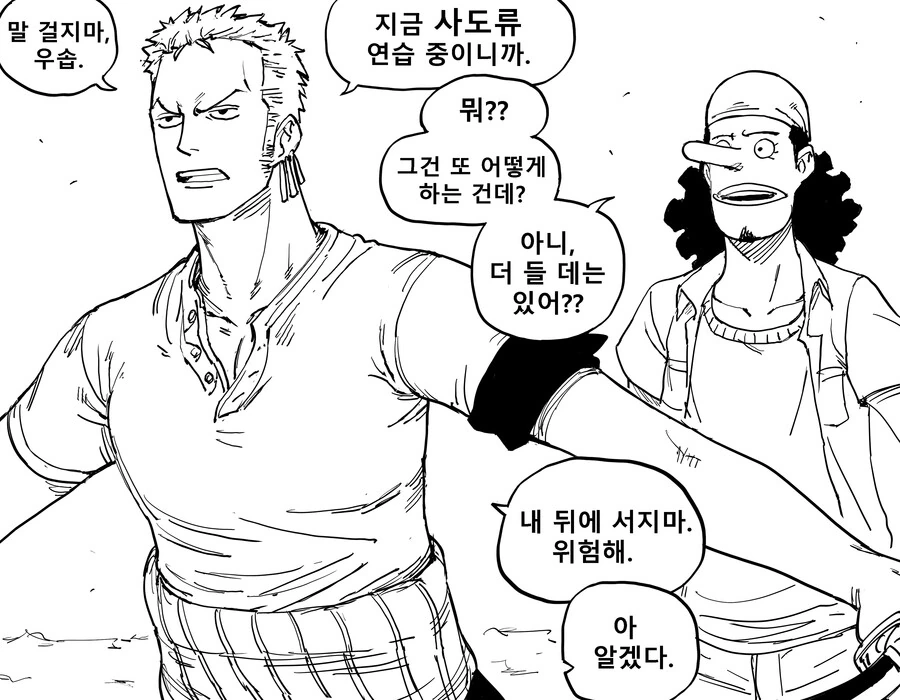 원피스) 대충 저질 원피스 만화.baalbuddy