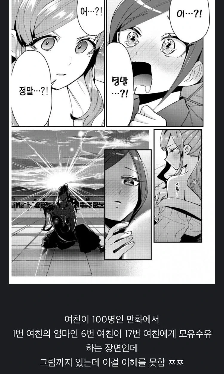 수능 국어 만점자도 이해가 힘들다는 만화 장면.manhwa