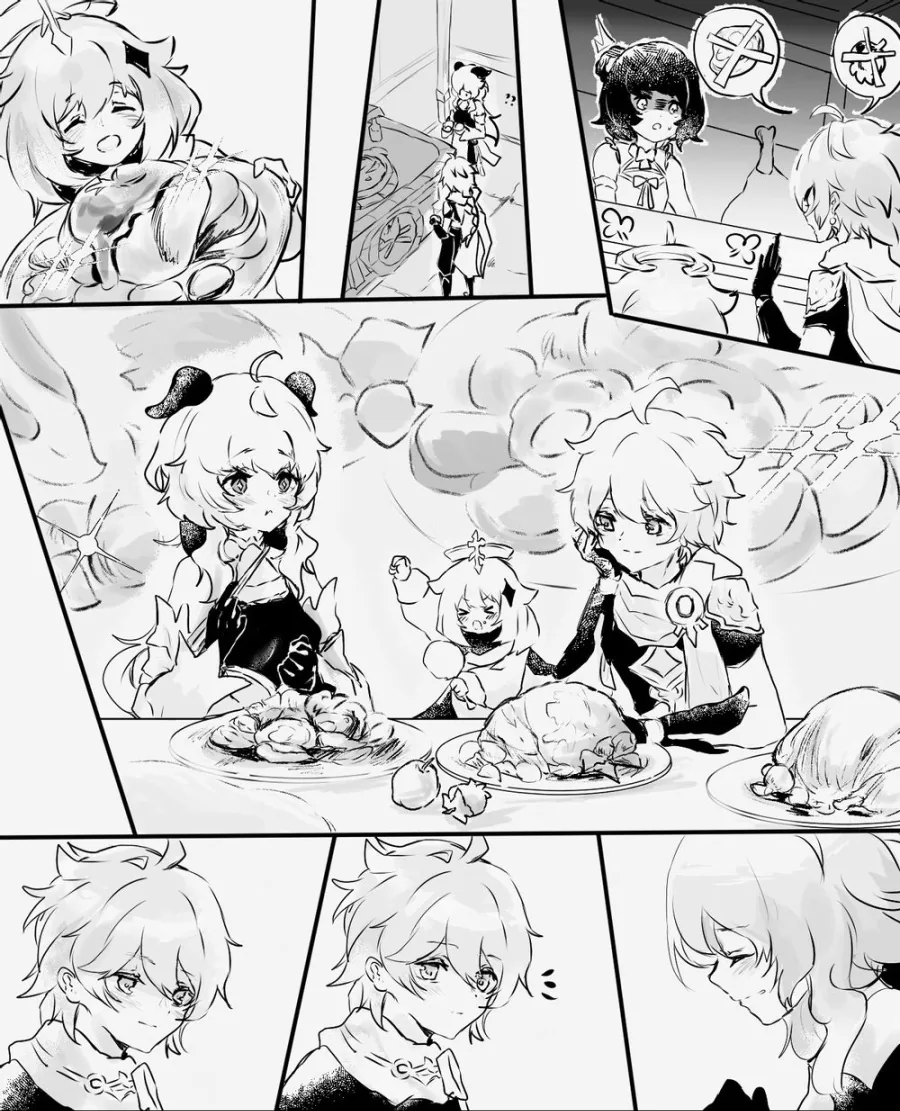 [원신] 감우와 남행자.manhwa - 이미지 5