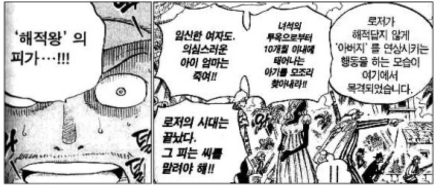 원피스)에서 가끔 일부 독자들이 착각하는것.manga