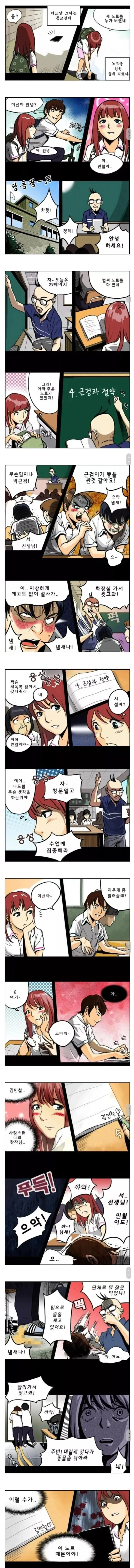 이름을 적으면 ㅅㅅ하는 노트.manhwa