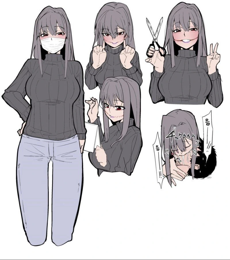 항상 자기가 예쁘냐고 물어보는 여자친구.manhwa