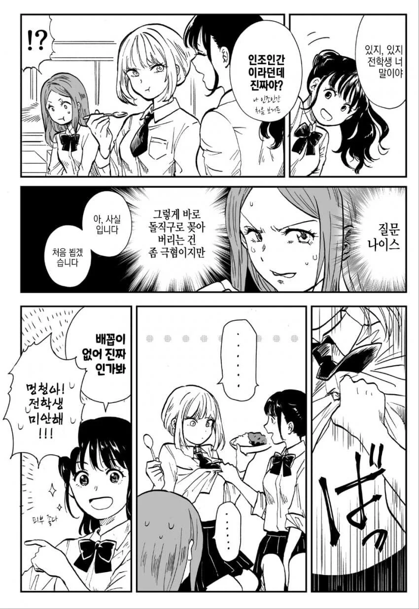 안드로이드 여고생이 전학오는 만화 - 이미지 2